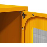 vidaXL TV ormarić senf žuti 100,5x39x60,5 cm hladno valjani čelik | shoptok.hr