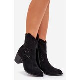 S. BARSKI Ladies Cutout Cowboy Ankle Boots Heeled S.Barski | Shoptok.si