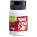 acrylic, akrilna boja, titanium white, 500ml