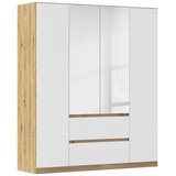 Modern Living Omara S Klasičnimi Vrati Mainz, Bela, Barva Hrasta | Shoptok.si