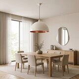 Brilagi LED luster na sajli METALO 1xE27/40W/230V prečnik 60 cm bež/bakarna | Eponuda.com