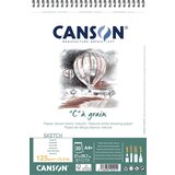 Canson Skicirka spirala "C" á Grain A3 125 g, 30 listna, (22005506) u