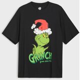 Sinsay Pamučna dvodijelna pidžama s božićnim motivom Grinch Slike