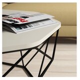 Hanah home Diamond Klub sto, 90x38x90cm, Bijeli | Eponuda.ba