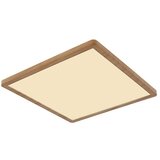 Globo LED stropna svjetiljka Sapana (24 W, Topla bijela, Smeđa, D x Š x V: 42 x 42 x 2,5 cm) | shoptok.hr
