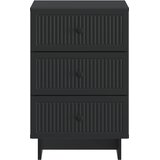 Noćni ormar s ladicama Crna 43 x 41 x 66,5 cm Konstruirano drvo | Eponuda.com