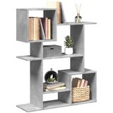  Sobna pregrada / regal za knjige sivi 92x29x112 cm drveni | shoptok.hr