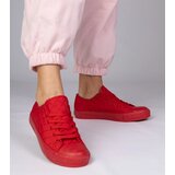 Gemre Red classic quilted sneakers Nessa | Shoptok.si