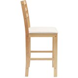  Trpezarijske stolice 2 pcs Prirodna 40 x 47 5 x 99 5 cm - Prirodno i svijetlo | shoptok.hr