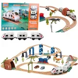 Park Electric Train Set with Lights and Sounds 76 cm