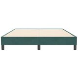 Box Spring krevet bez madraca tamnozeleni 140x210 cm baršun | shoptok.hr
