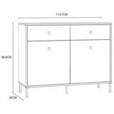 Modern Living Komoda Salvatrice, Peščena Barva | Shoptok.si