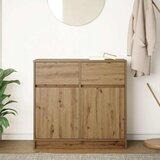  Komoda s ladicama artisan hrast 80x34x76 cm konstruirano drvo | shoptok.hr