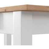 Bessagi Home Jedilna Miza Camden, Bela, Barve Bora, 160x90 | Shoptok.si
