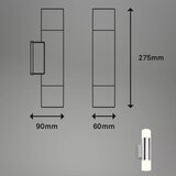BRILONER LED zidno svetlo za kupatilo 2xGU10/4,8W/230V IP44 3000K hrom | Eponuda.com