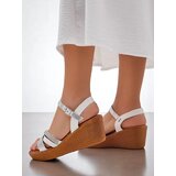 Resti Women's wedge sandals with rhinestones and glitter Glittera | shoptok.hr