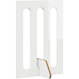  Preklopna ogradica za kućne ljubimce 4 pcs Visoki Sjaj Bijeli | shoptok.hr