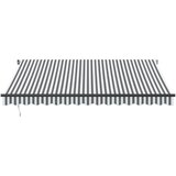 Tenda na ručno uvlačenje s LED antracit i bijela 400x350 cm | Eponuda.ba