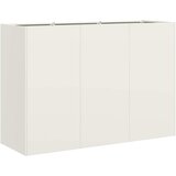 Maison Chic Cvetlični Lonec - Cvetlično korito Bela 120x40x80 cm Hladno valjano jeklo, (21789915) | Shoptok.si