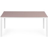 Multi Garden Vrtni stol za 6 osoba 156 × 78 cm, polywood, vrtni namještaj, bež-bijeli | shoptok.hr