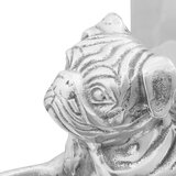 vidaXL Podstavki za knjige Komplet 2 Srebrni Aluminij 12 x 15 x 18 cm | Shoptok.si