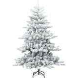  Umjetno božićno drvce s nogom Bijelo 150 cm PVC i čelik | shoptok.hr