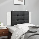  Jastuk za uzglavlje Zadar crno-bijeli 100 cm od umjetne kože | shoptok.hr