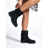 Shelvt Black women's cowboy boots Cijene