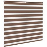 Zebra zavjesa Smeđa 165x100 cm Širina tkanine 160,9 cm Poliester | Shoptok.si