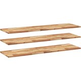 vidaXL Plutajuće police 3kom s uljnim premazom 160x40x2cm drvo bagrema | shoptok.hr