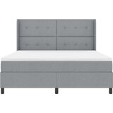 Box spring krevet Svjetlosiva 180 x 200 cm tkanina | shoptok.hr