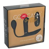 GoGasm Pussy & Ass Vibrator Black