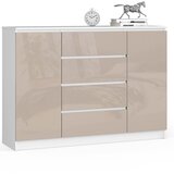 AKORD KOMODA K140 2D 4SZ CLP CAPPUCCINO GLOSS, (21703267) Cene