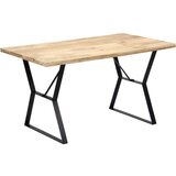 vidaXL Jedilna miza 140x80x76 cm trden mangov les | Shoptok.si