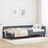  Kutni okvir kreveta Tamno siva 80 cm x 200 cm Baršun | shoptok.hr