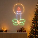  LED svjetleća figura svijeća s božikovinom LOVIISA | shoptok.hr