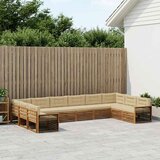  Setovi sofa 10 kom. Čvrsto drvo akacije | shoptok.hr