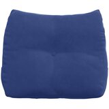  Jastuk za leđa Policijska plava 60 x 24 x 50 cm Baršun | shoptok.hr