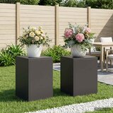  Stalak za biljke 2 pcs Crna 30 x 30 x 40 cm Čelik | shoptok.hr