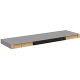  Plutajuća zidna polica siva 80 x 23,5 x 3,8 cm MDF | shoptok.hr