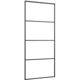  Klizna vrata s priborom 90 x 205 cm od ESG stakla i aluminija | shoptok.hr
