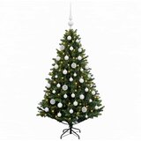  Umjetno božićno drvce s kuglicama 120 cm 150 LED lampica | shoptok.hr