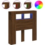 The Living Store LED uzglavlje boja smeđeg hrasta 100x18,5x103,5 cm drveni | shoptok.hr