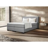MID.YOU POSTELJA BOXSPRING 180 cm x 200 cm , leseni material antracit, siva, bež, ekru Cene