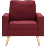  Fotelja od tkanine crvena boja vina | shoptok.hr