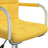  Okretna blagovaonska stolica od tkanine boja senfa | shoptok.hr