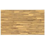  140 x 80 x 75 cm Čvrsto drvo akacije Bijela Pravokutni - Bijela 140 x 80 x 75 cm Četvrtasto | shoptok.hr