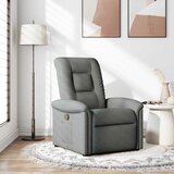vidaXL Naslanjač iz temno sivega blaga | Shoptok.si