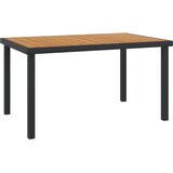  Vrtni stol smeđi 140 x 90 x 74 cm aluminij i WPC | shoptok.hr