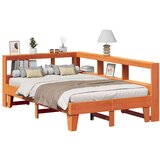  Krevet s regalom za knjige bez madraca 120 x 190 cm od borovine | shoptok.hr